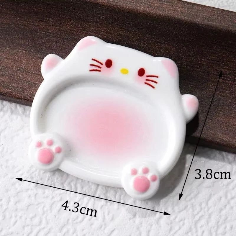Cartoon Pig Nail Art Color Mixing Palette, 2-Pack
