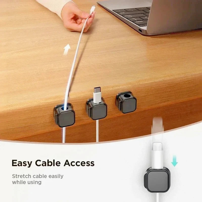 Magnetic Cable Clips, 6 Pack
