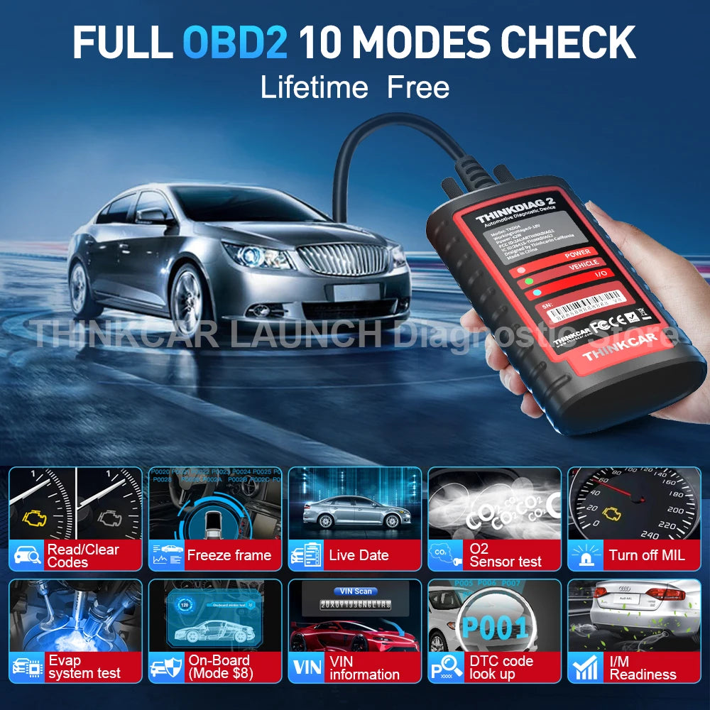 THINKCAR ThinkDiag 2 OBD2 Diagnostic Tool