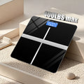 ZNLYRION Digital Bathroom Scale 180kg 396lb Electronic Body Weight Scale with LCD Display Tempered Glass Platform High Precision Sensor Household Personal Health Scale for Bathroom Gym