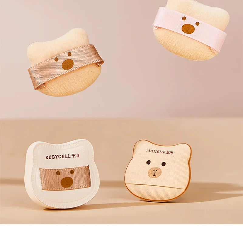 Soft Marshmallow Air Cushion Sponge Powder Puff Dry Wet Dual Use For Liquid Foundation Base Daily Cosmetic Makeup Tool