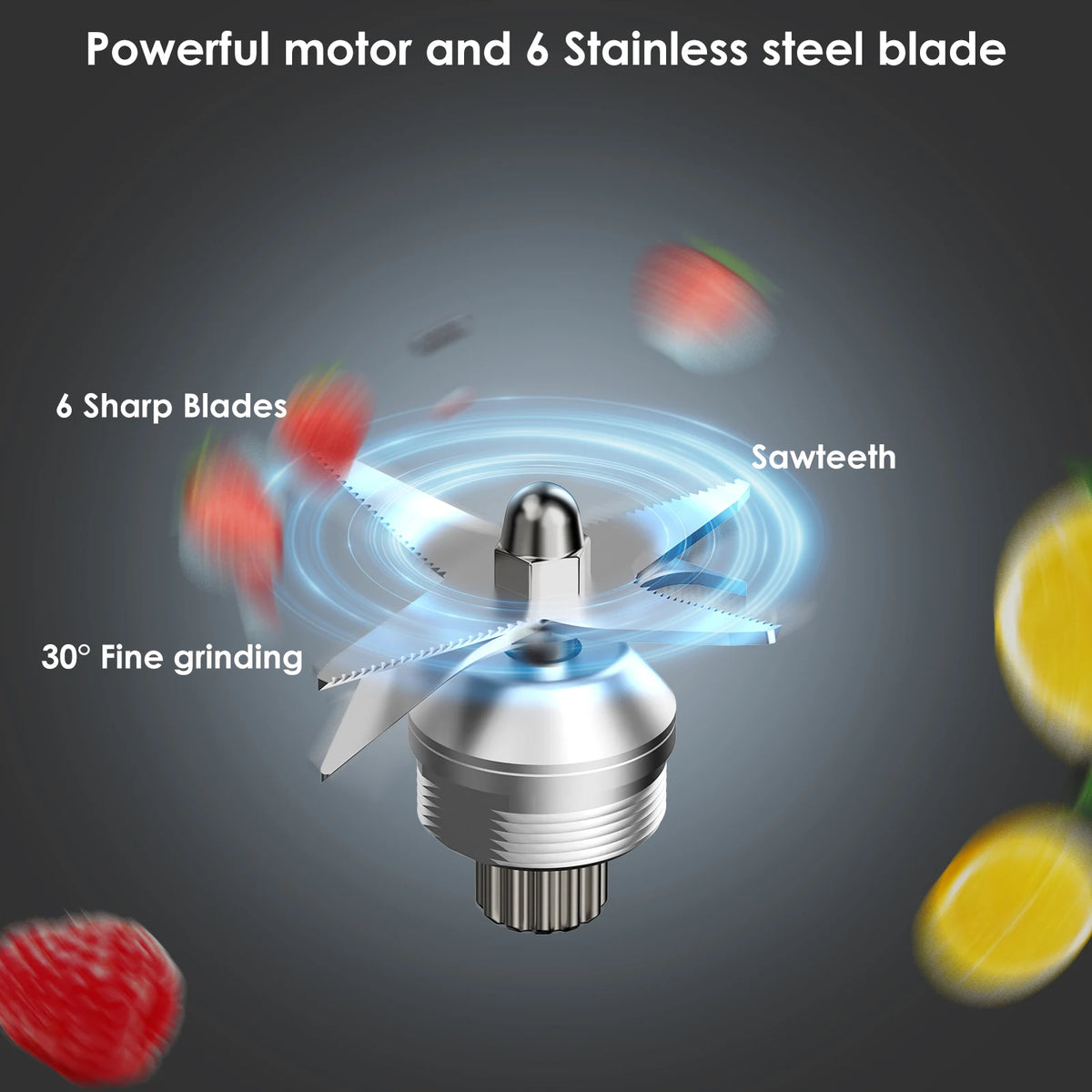 BPA Free 3HP 2200W Heavy Duty Commercial Grade Blender Mixer Juicer High Power Food Processor Ice Smoothie Bar Fruit Blender