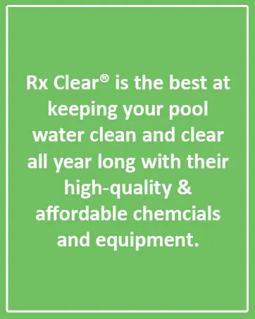 Rx Clear 25 Lbs Swimming Pool Stabilizer Conditioner - Cyanuric Acid Water Balancer Reduces Chlorine Loss from Sunlight Longer