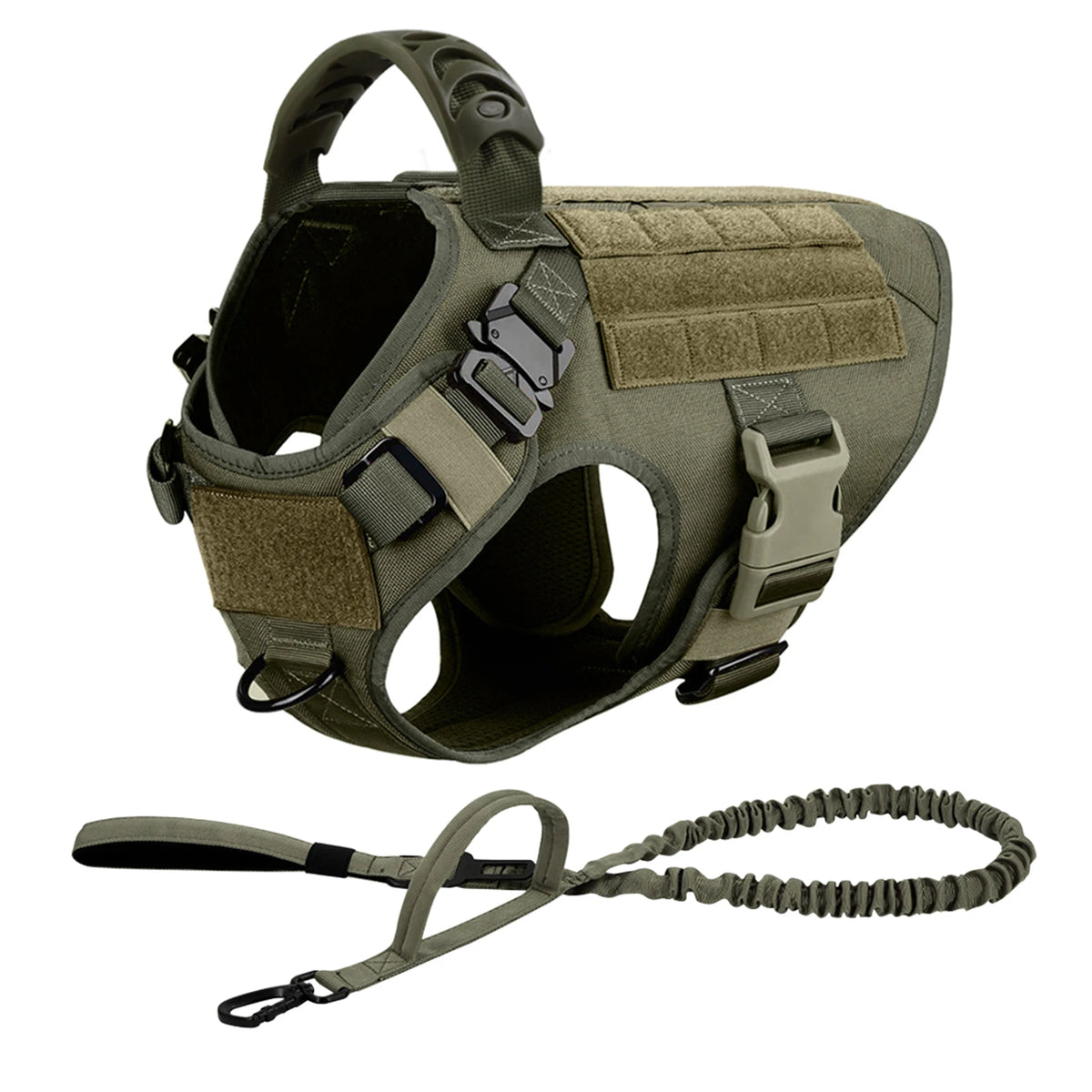 Dog Harness and Leash Set with Collar, Training and Walking Vest for Medium and Large Dogs