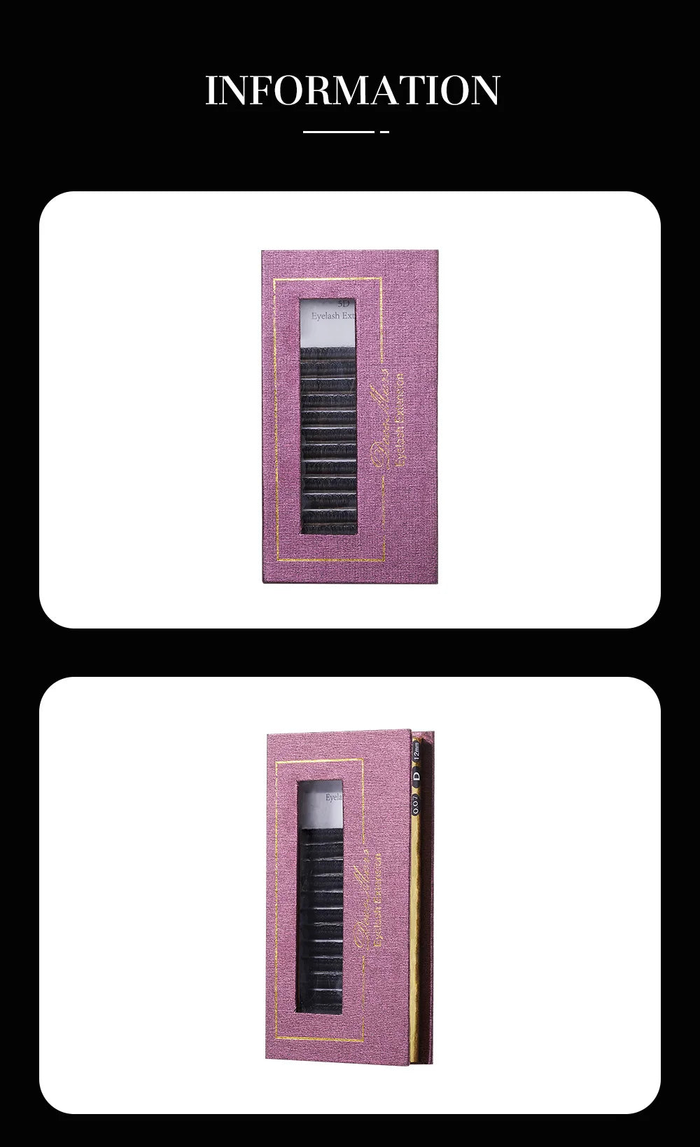 DeceMars 5D W-Shape Eyelash Extensions Tray