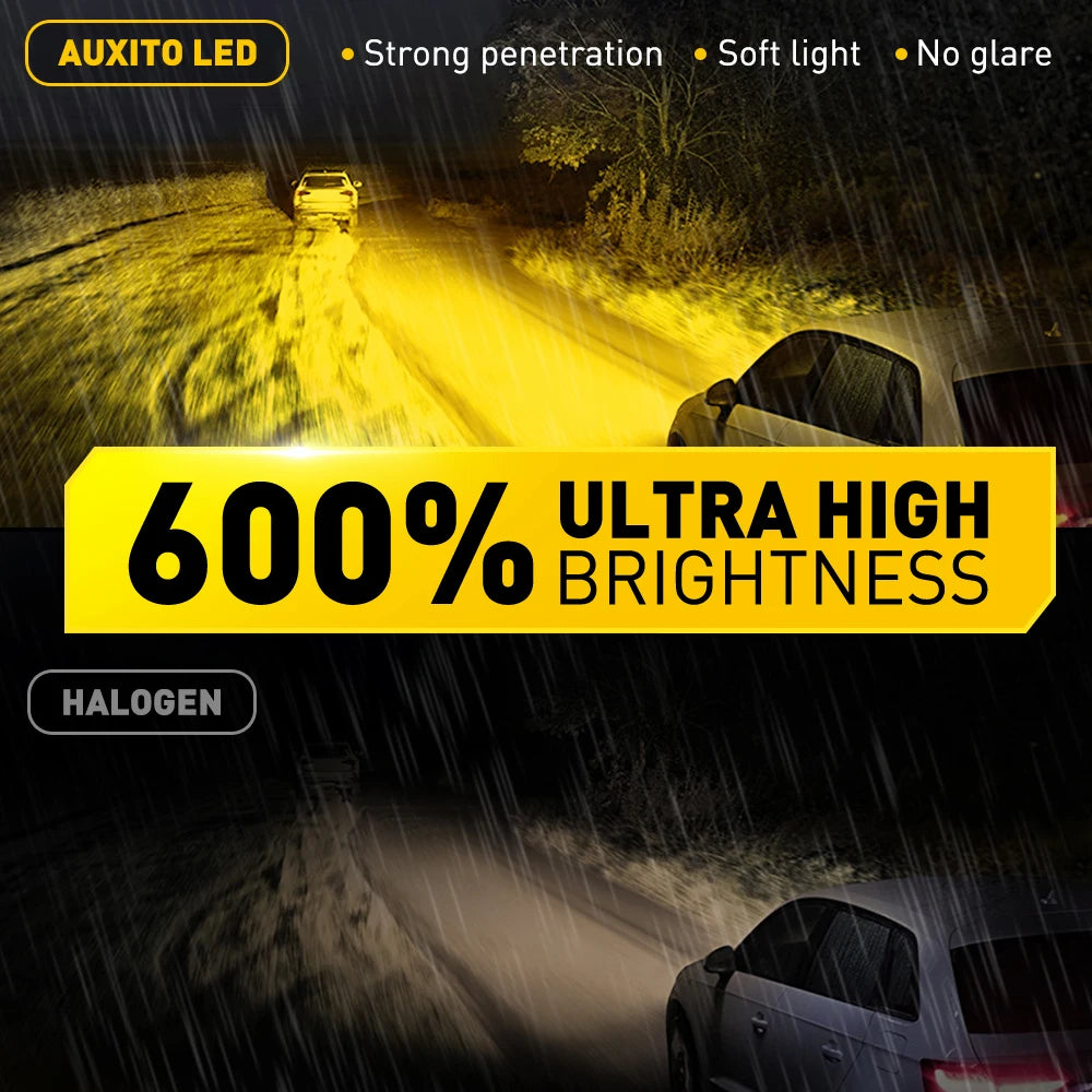 AUXITO H11 LED Fog Light Bulbs, 16000LM (2 Pack)