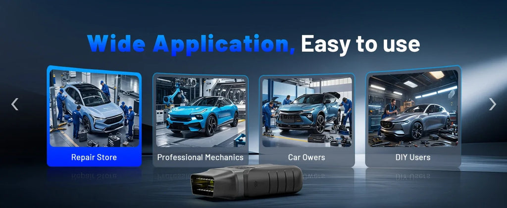 A30M V2.0 All System Car Diagnostic Tools Bluetooth OBD2 Scanner Active Test 26+ Reset CAN FD