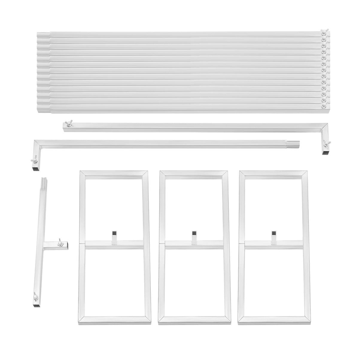 10X20FT Heavy Duty Wedding Backdrop Stand 6M*3M Square Metal Arch Frame Kit for Stage, Photography, Party, Curtain Support