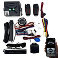Universal Car Push Start Button Remote Engine Starter Keyless Entry System with Remote Control Lock Unlock Auto Alarm Ignition Start Stop Kit Anti Theft Security Upgrade for 12V Vehicles