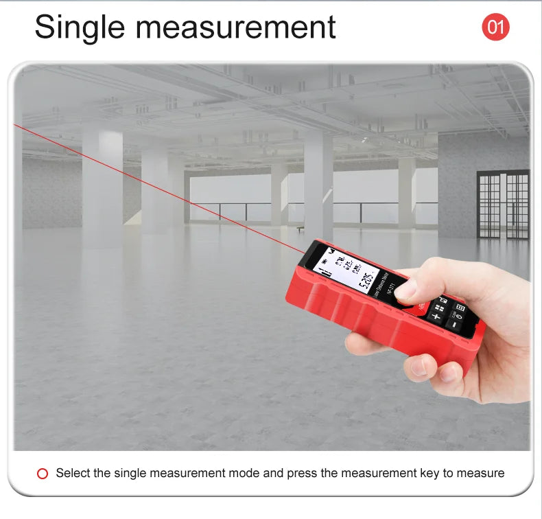 NF-271 Laser Rangefinder 40M 80M Laser Distance Meter Laser Tape Measure Accurate Distance Meter Measuring Device Tools