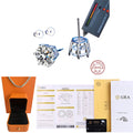 925 Sterling Silver Moissanite Stud Earrings