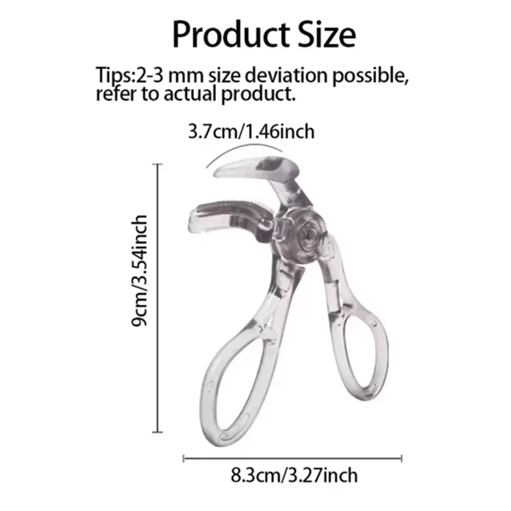 Dual-Type Eyelash Curler with Comb