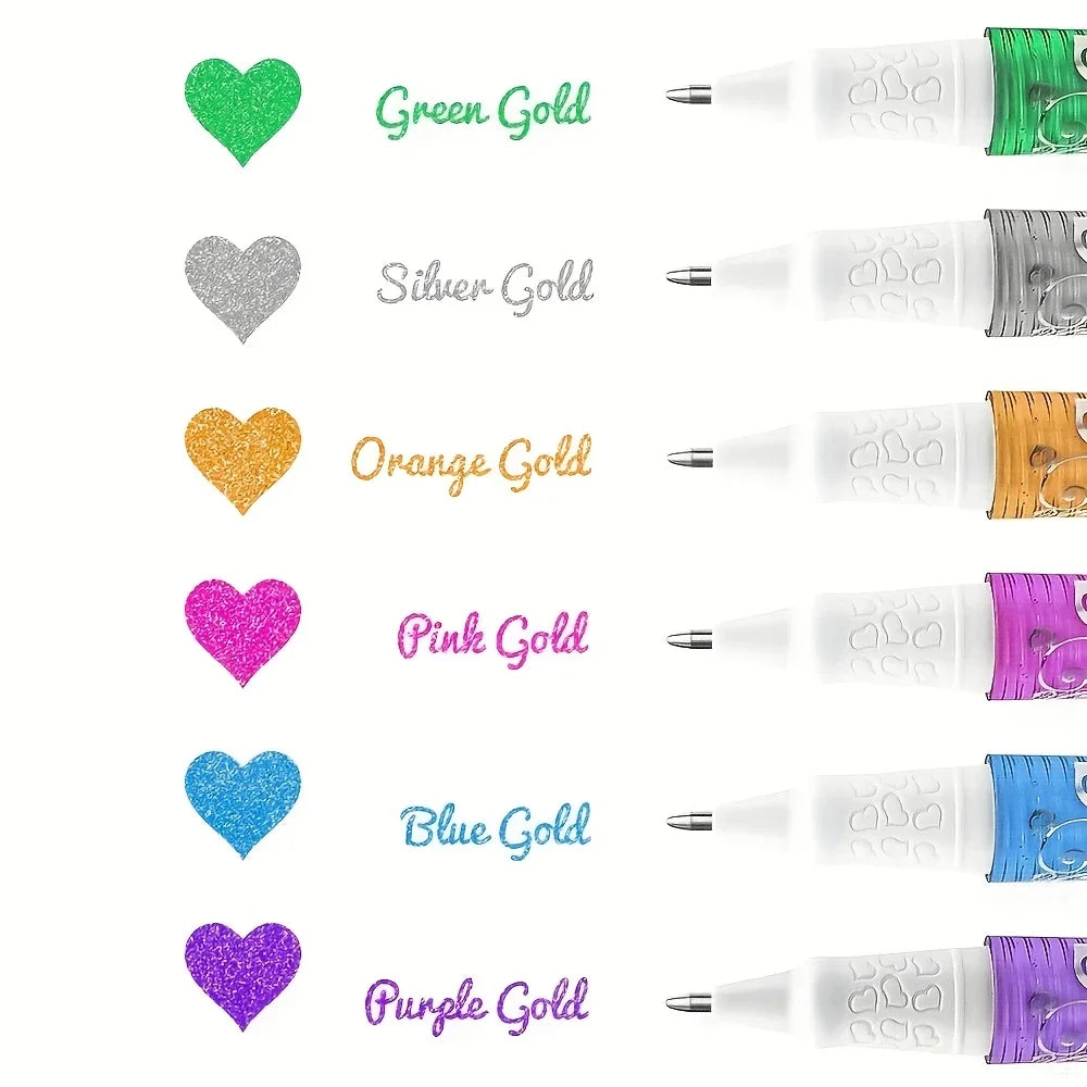 Mixed Color Temporary Tattoo Markers Kit,Washable Body Art Pens with Rhinestone Stickers,Floral Designs for Festivals,Halloween