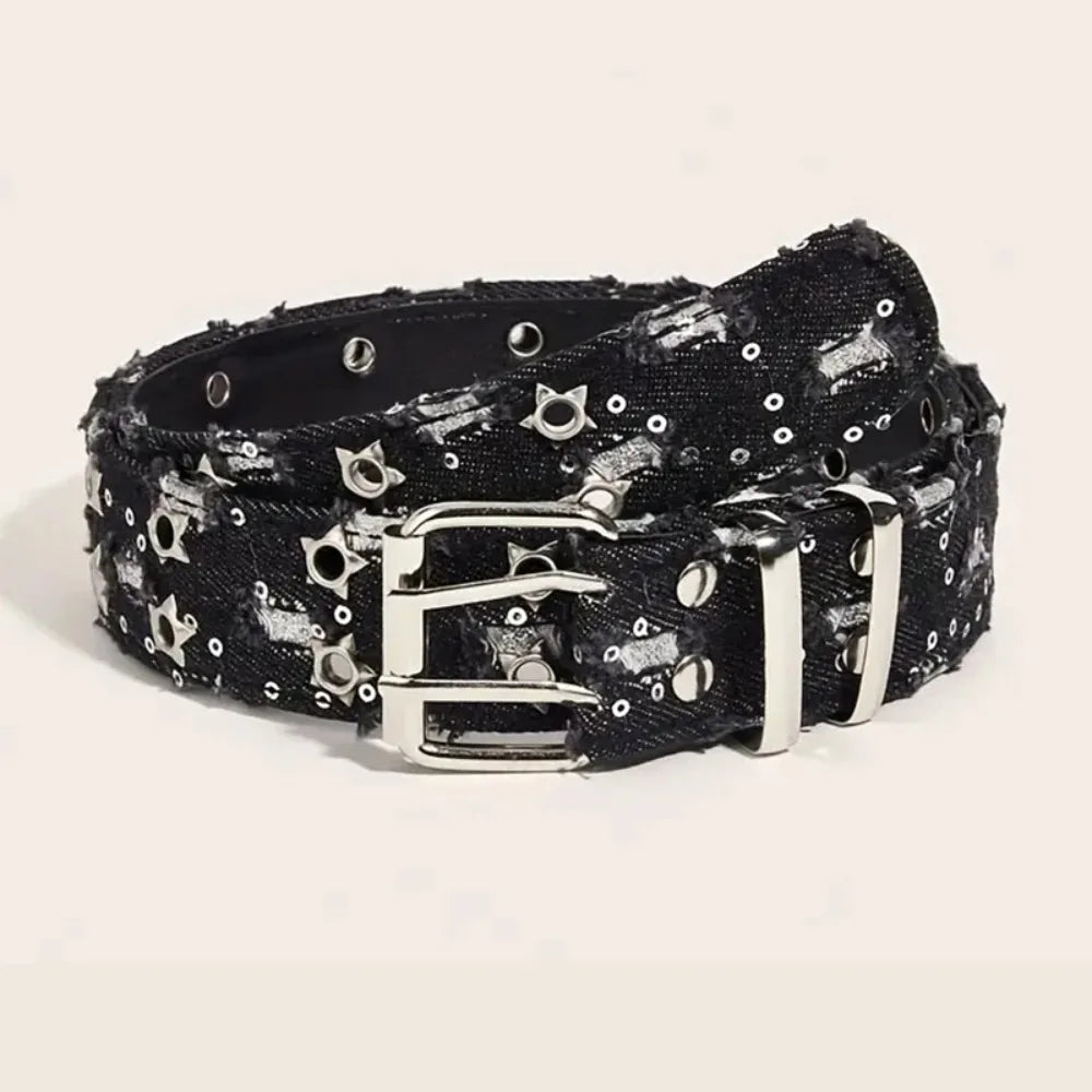 Y2K Star Hollow Punk Belt