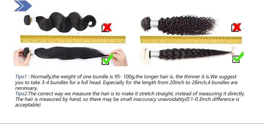 Body Wave Human Hair Bundles with 4x4 Closure