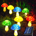 Solar Mushroom Garden Stake Lights, 8 Pack
