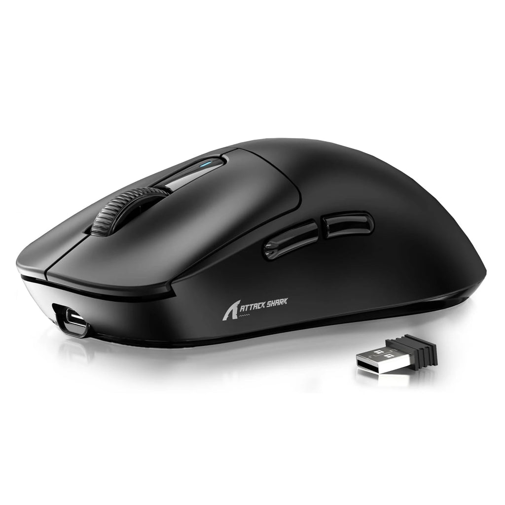 X3 Wireless Gaming Mouse,49g Ergonomic PC Mouse,Triple Modes PAW3395 26K DPI Optical Sensor,Programmable Buttons