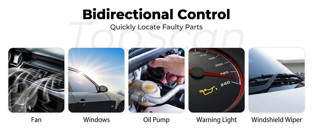 TOPDON TopScan Lite Scanner Smart Diagnostic Tool DTC Repair Guide Bluetooth OBD2 Code Reader Code Reader Full System