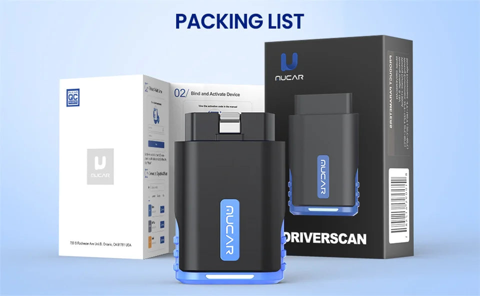 MUCAR Driverscan OBD2 Scanner Full System Car Diagnostic Tools 15 Resets Action Test Automotive Scan Tools 2025 Mucar Scanner