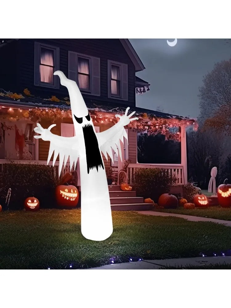 Halloween 12 ft Inflatable Scary Ghost with LED Lights