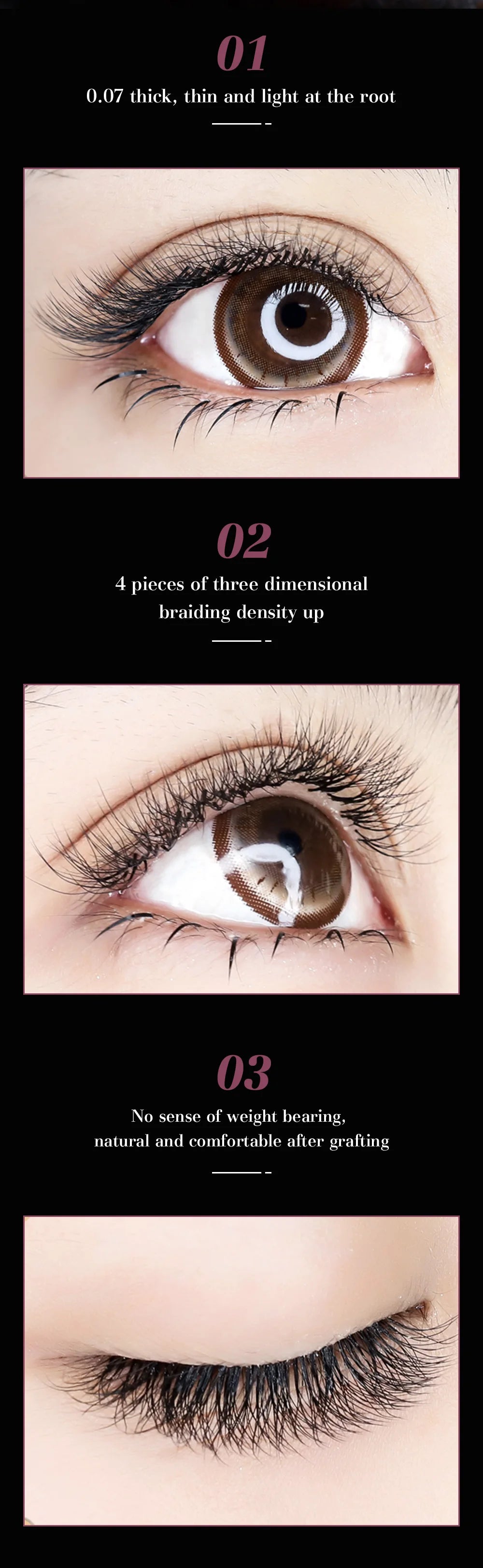 DeceMars 5D W-Shape Eyelash Extensions Tray