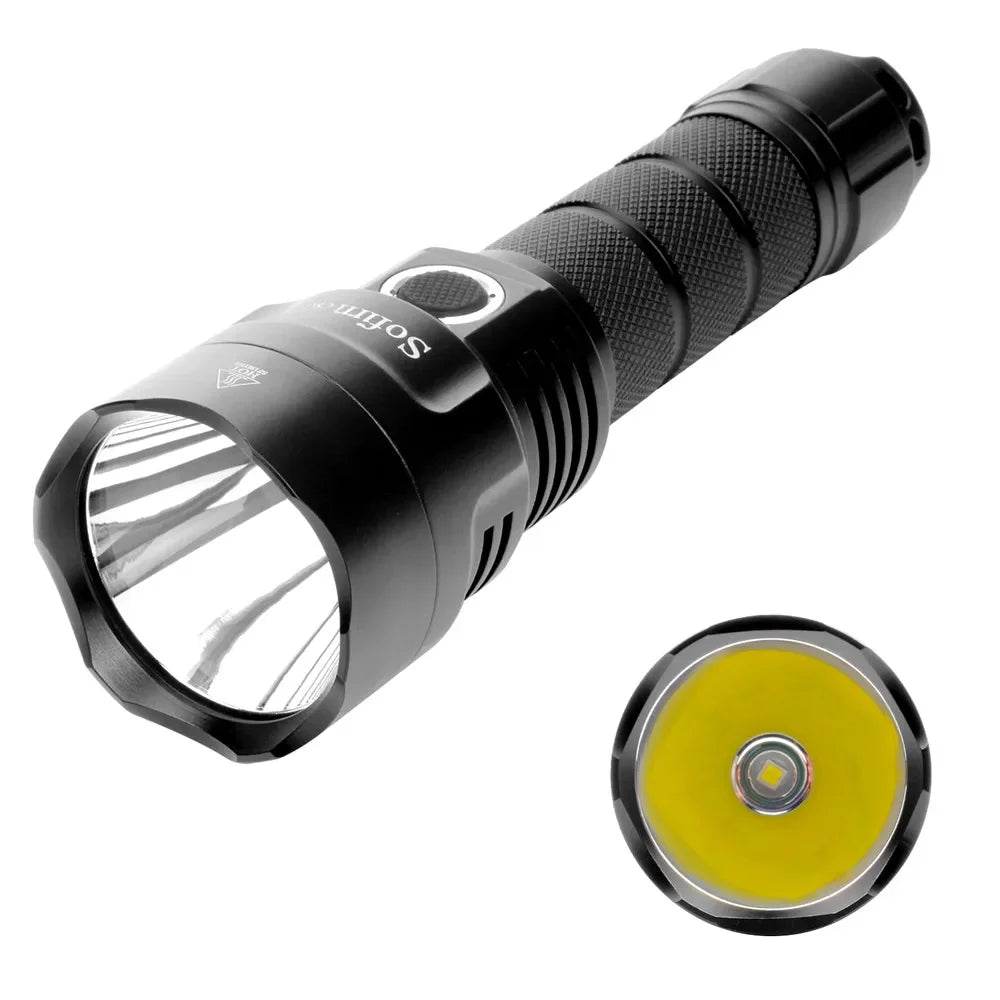 C8G SST40 Powerful LED Flashlight 21700 With Power Display Lantern 18650 Torch 2 Groups Ramping SOS Beacon Outdoor