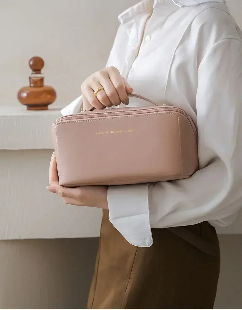 Large Makeup Organizer Bag, Travel Cosmetic and Toiletry Case for Women