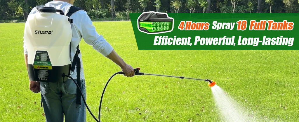 4.2 Gallon Backpack Sprayer Battery Powered,100 PSI Electric Garden Sprayer Works with Makita 18V Battery,Weed Lawn Yard Spraye