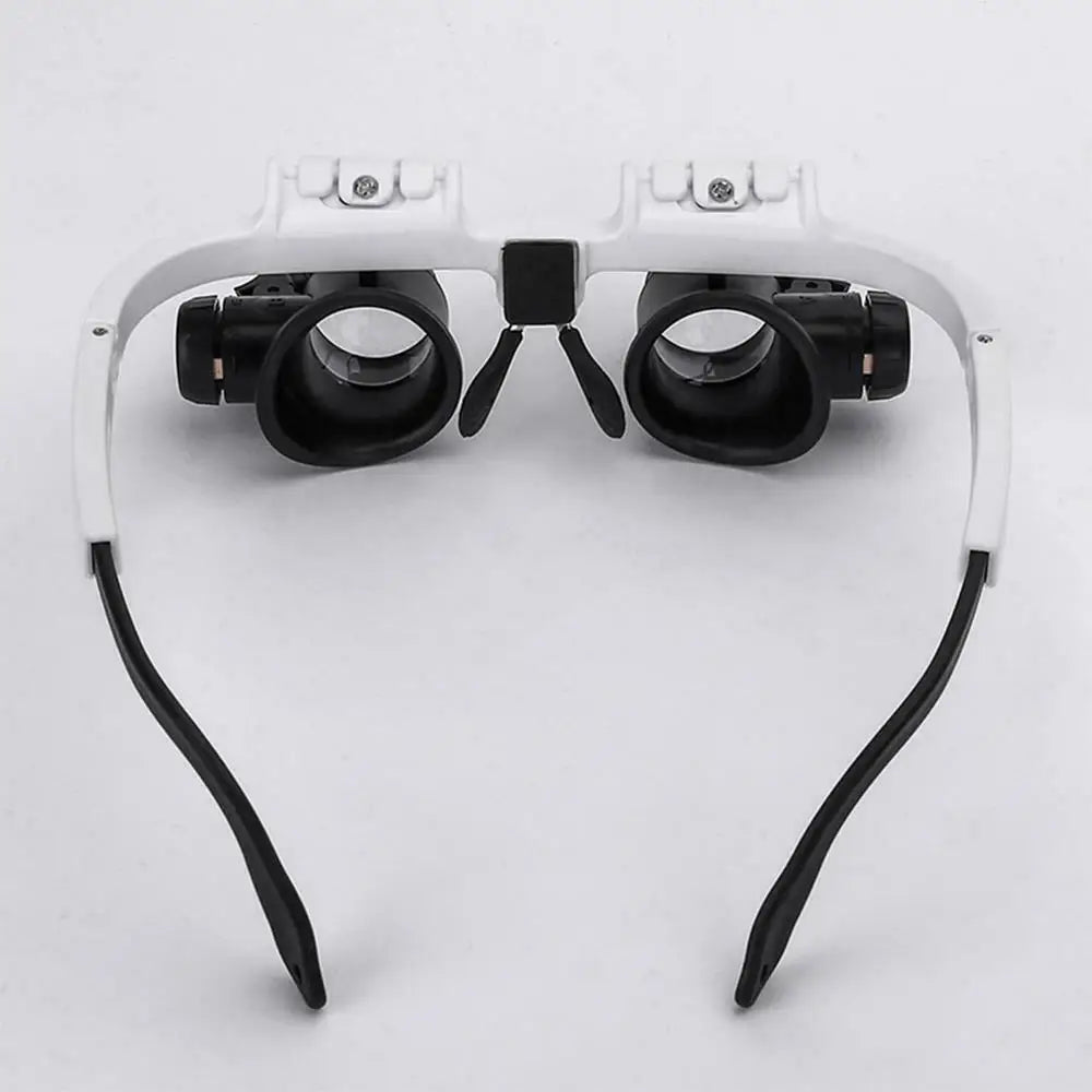 LED Head Magnifier Glasses, 8X–23X