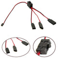 3 Way Wire LED Light On/off Switch Y Cable for 1/10 SCX10 TRX-4 RC Crawler Car On-off Y Connector Adapter RC Car Accessory