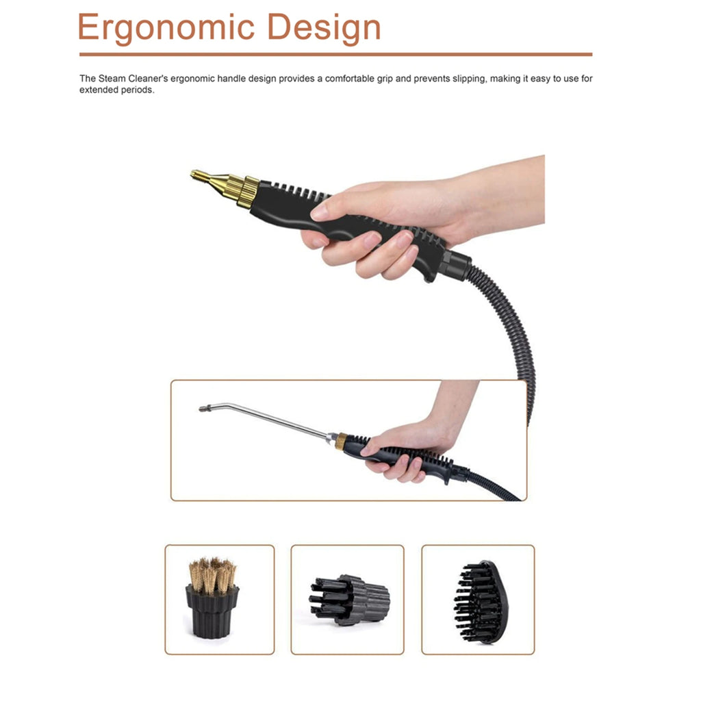 NEW 1500W Steam Cleaner for Car Cleaning Quick Heating High Temperature Steam Washer Portable Handheld Pressurized Steam Clean