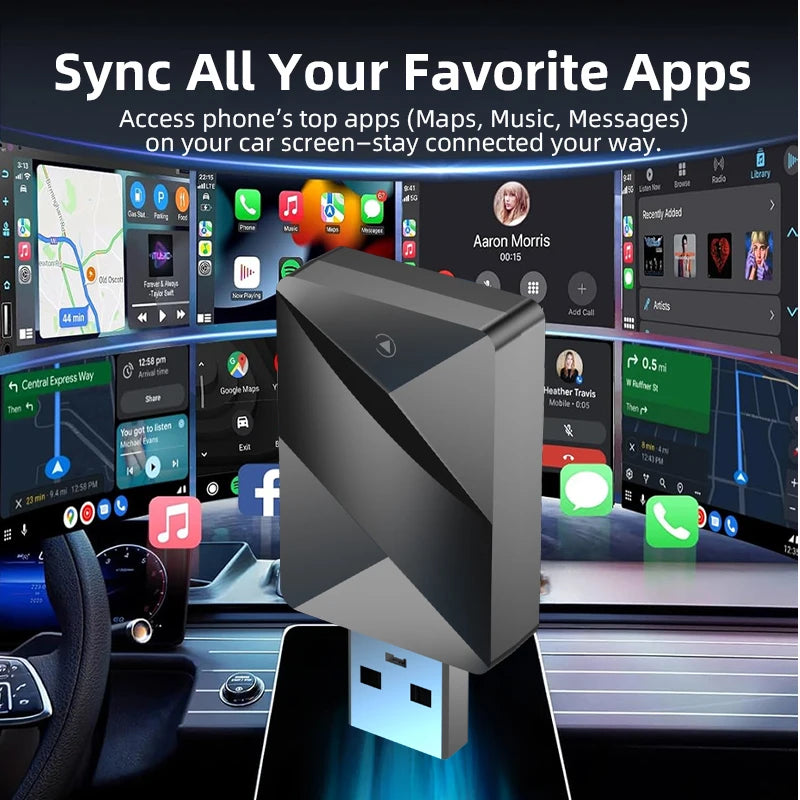 Vyvylabs Wireless CarPlay Adapter for iPhone