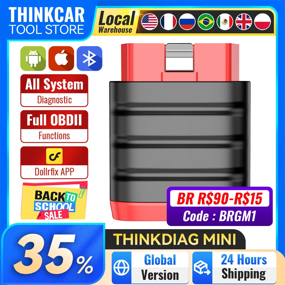 THINKCAR Thinkdiag Mini Bluetooth OBD2 Scanner