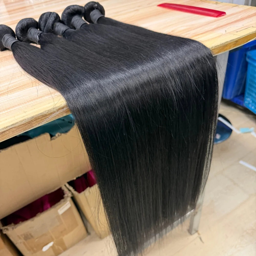 Straight Human Hair Bundles, 3 Pack