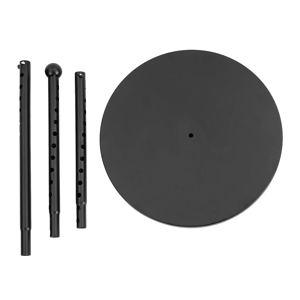 Freestanding Spiral Scarf Display Rack Black Baking Paint Iron Floor Shawl Organizer 5.58FT Tall 16.54IN Base Anti-Rust Anti-Slip Round Edge Easy Assemble For Clothing Store Mall Closet Hat Belt Jewelry Display