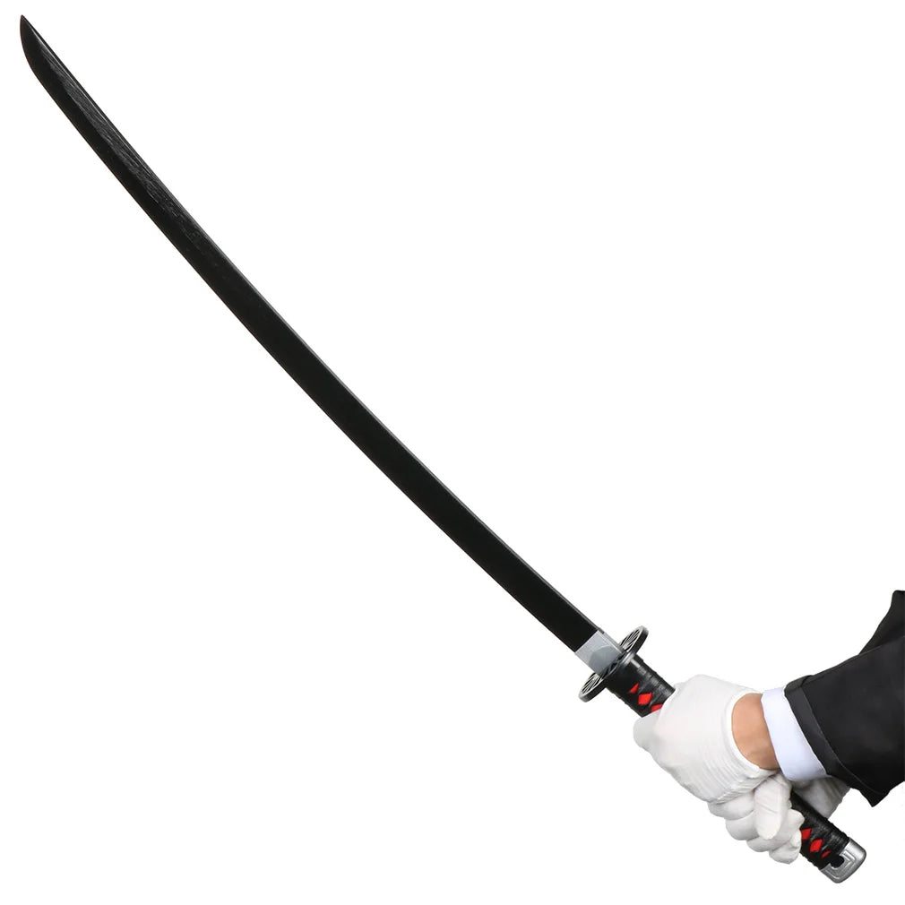 41 inch Anime Cosplay Samurai Katana Sword With Belt And Holder Tanjiro Halloween Cosplay Props Decoration