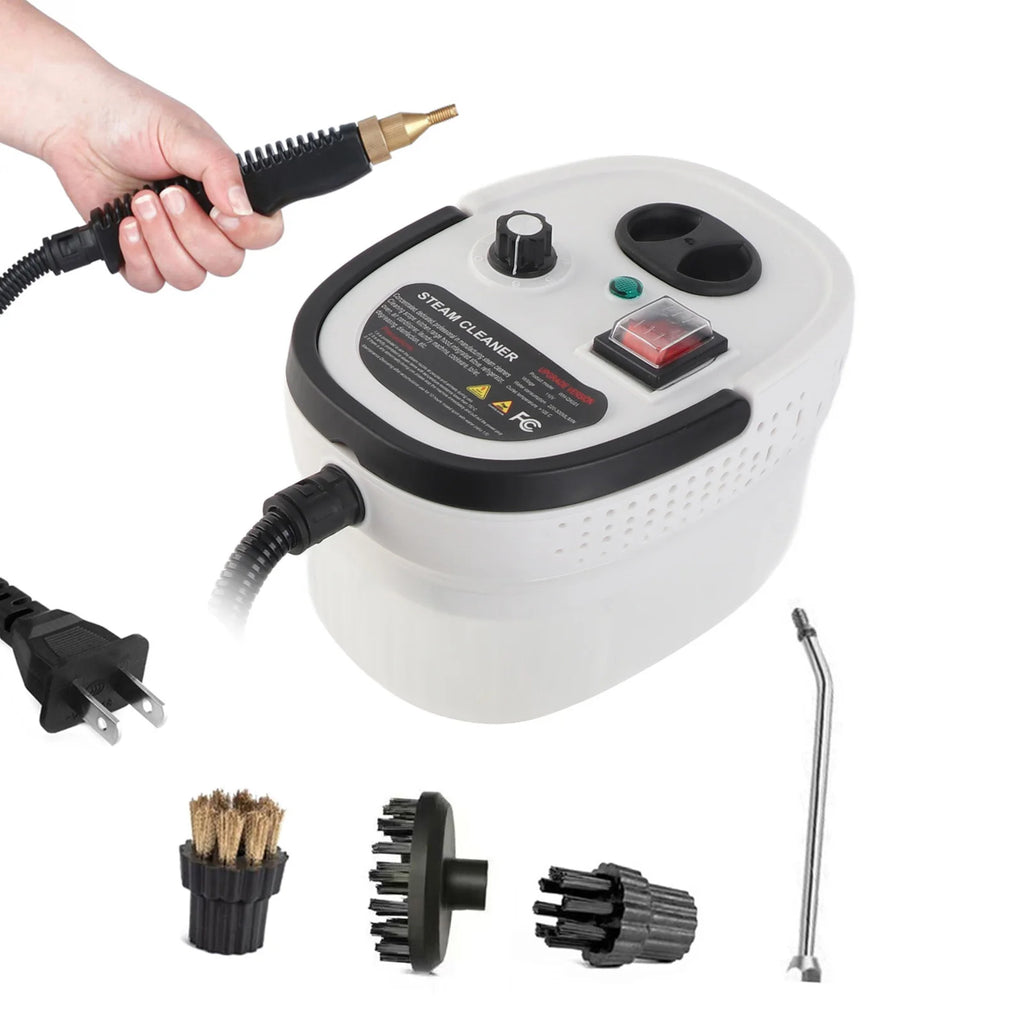 NEW 1500W Steam Cleaner for Car Cleaning Quick Heating High Temperature Steam Washer Portable Handheld Pressurized Steam Clean