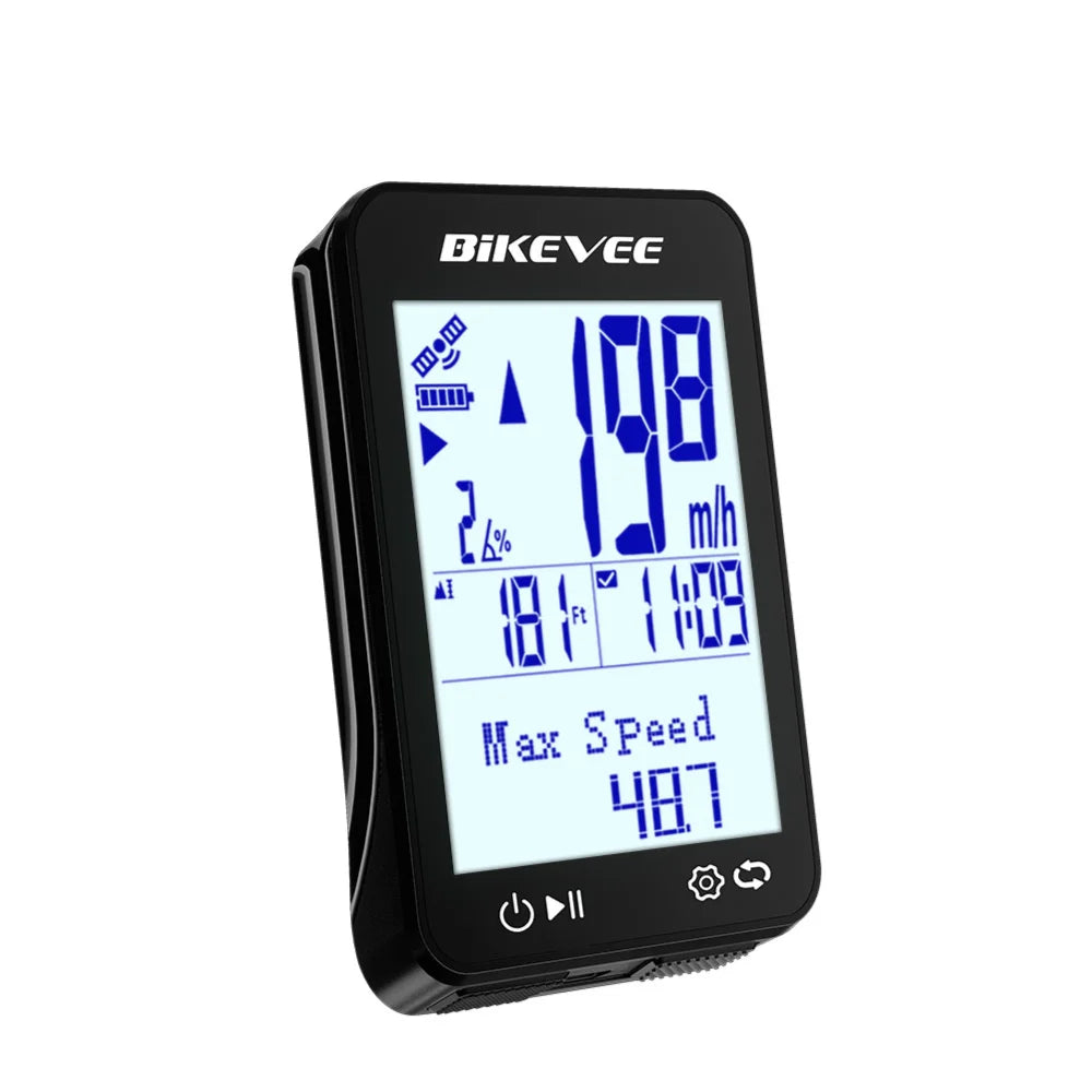 Outdoor Riding Wireless GPS Bike Cycling Computer Waterproof With Auto Start/Stop Backlight Bracket 8 Types Multilanguage MTB Road Cycle Odometer
