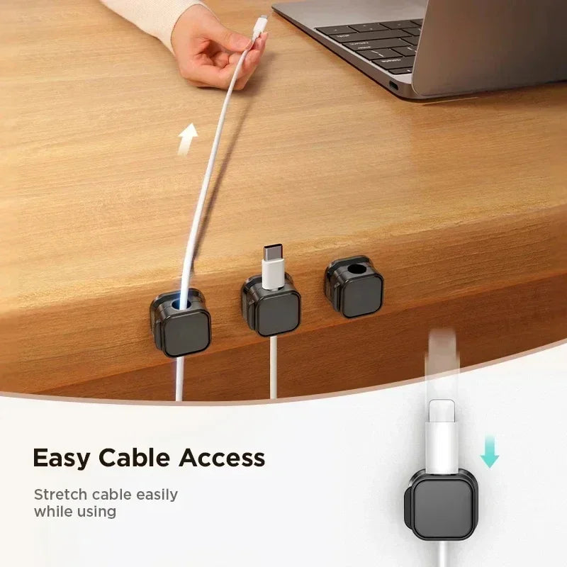 Magnetic Cable Clips, 6 Pack