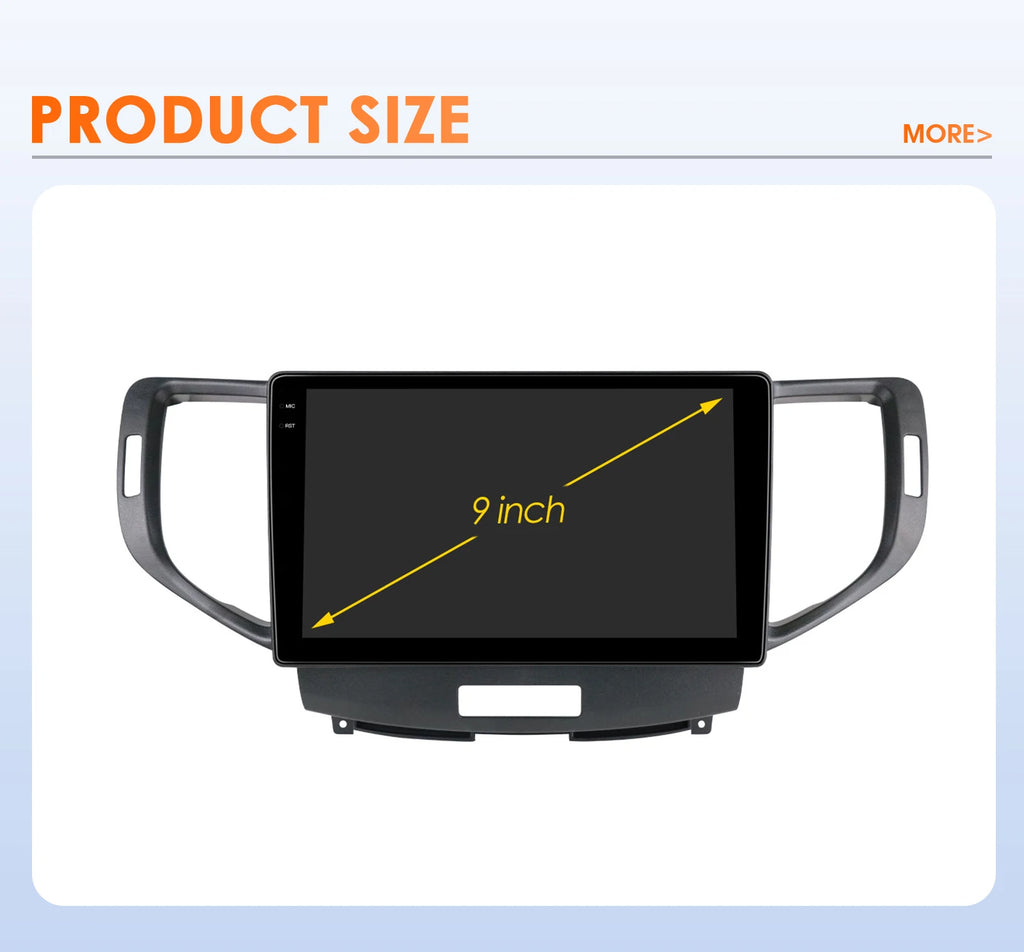 4G WIFI Carplay for Honda Accord 8 Acura TSX 2008 2009 2010 2011 2012 Car radio Android 12 Multimedia Video player 6115 Stereo