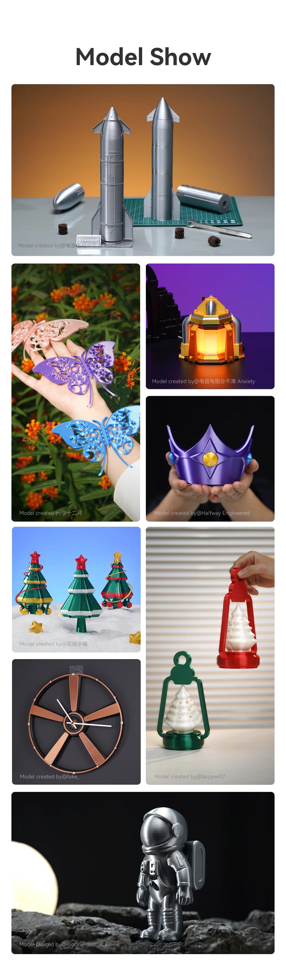 ANYCUBIC PLA Rainbow Silk Filament 1.75mm 3D Printer Printing Filament Christmas Toys 3D Printing Material For FDM 3D Printer