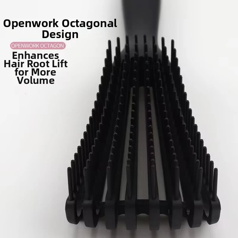 Detangling Hair Brush with Scalp Massage, Flexible Vented Brush for Curly and Thick Hair