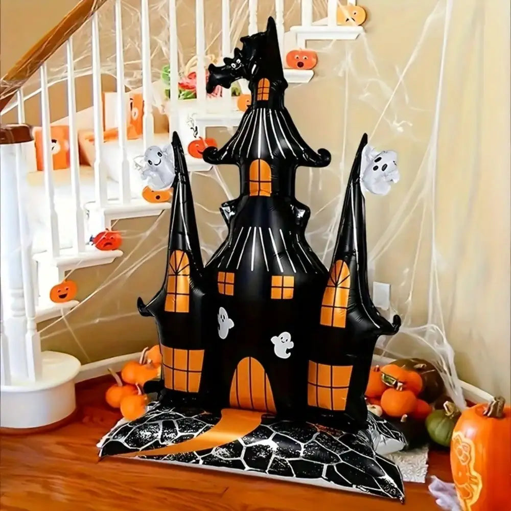 Halloween Haunted Castle Foil Balloon, 59"