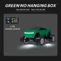 Hotfree 1/64 Mini RC Monster Cybertruck, All-Terrain Metal Off-Road Pickup with Trailer, 2.4GHz Remote & App Control, USB-C Rechargeable, Big Wheel Racing Toy, Perfect Birthday Christmas Gift for Kids, Boys & Collectors