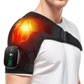 Electric Heated Shoulder and Neck Massage Wrap, Adjustable Hot Compress Back Support Shawl