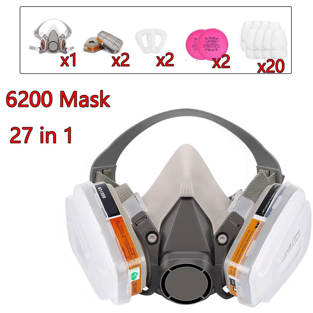 Half Face Respirator Mask Kit