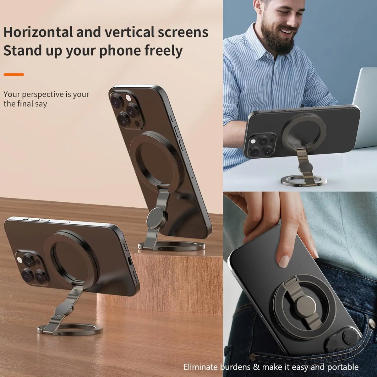 Phone Ring Stand & Fidget Spinner