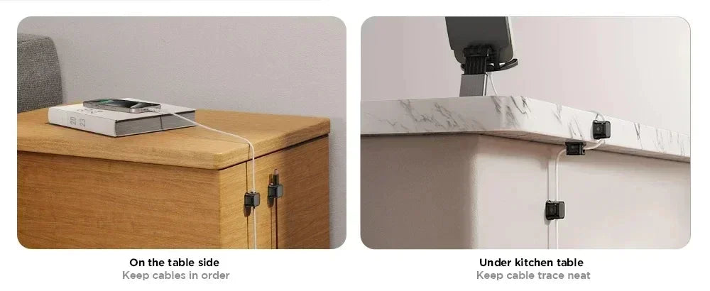 Magnetic Cable Clips, 6 Pack