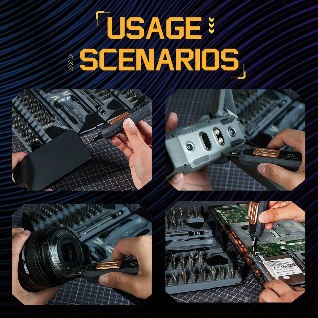 180-in-1 Precision Screwdriver Set with Magnetic Bits for Phones, Laptops and Glasses Repair