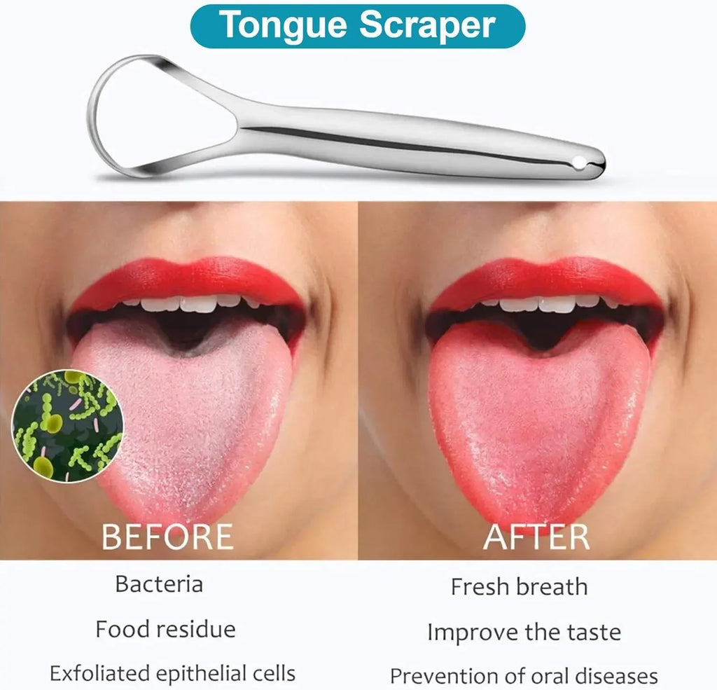Tongue Scraper with Travel Case